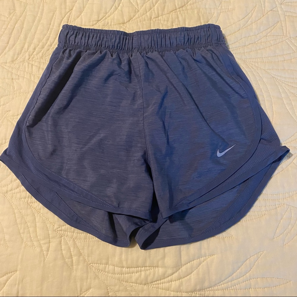 Nike women’s running shorts, size XS, navy blue